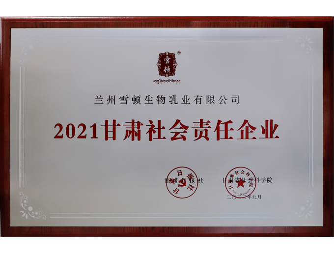 2021甘肅社會責(zé)任企業(yè)