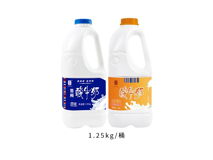 雪頓酸牛奶風味發酵乳